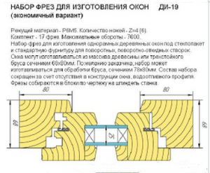 ДИ-19 Евроокно эконом 68х80мм