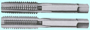 Метчик 1 1/4" BSW 55° 9ХС дюймовый, ручной, комплект из 2-х шт. ( 7 ниток/дюйм) "CNIC"