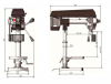 Вертикально-сверлильный станок OPTIdrill RB6T (220В) настольный, рис.9