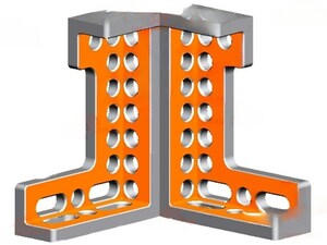 Упорный угол D16 200х150х50 (L)