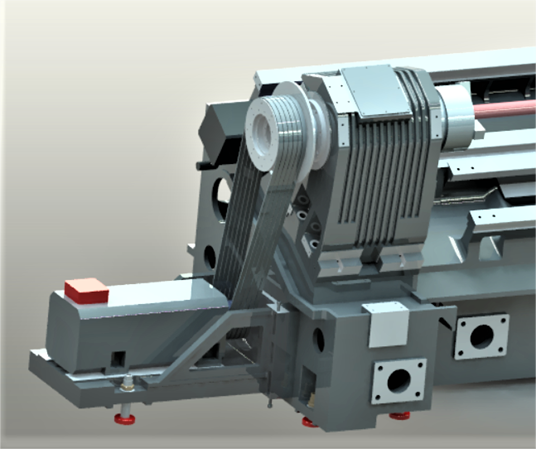 FABTEC TC-900MY/1000 
 Привод и сервооснастка подачи 
Шпиндель приводится серводвигателем через ремень, что обеспечивает как высокоскоростную, так и тяжёлую резку  Оси X и Z оснащены мощными серводвигателями с высоким крутящим моментом  Применен...
