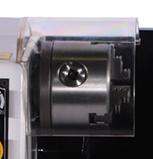 Proma SM-250E 
 Безопасность в применении 
Зажимной патрон токарного станка можно закрыть защитным экраном для безопасности оператора 
